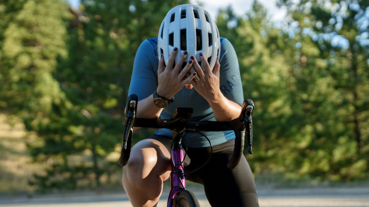 Race Week Nerves Female Cycling Athlete Nervous As They Prepare For Race Week Nerves